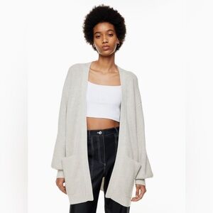 Aritzia Wilfred Free Unwind Cardigan 100% Merino Wool